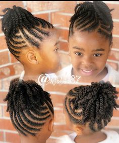 Cornrows Kids Girl Hairstyles, Black Kid Braid Styles, Toddler Cornrow Styles Kid Hairstyles, Natural Braid Styles For Kids, Cornrows Natural Hair For Kids, Braids For Kids Natural Hair, Natural Hair Braid Styles For Kids, Kids Natural Hairstyles Braids, Natural Twist Hairstyles For Kids