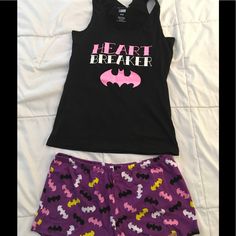 Batgirl Women Sleeveless Shorts Pajamas. Brand New Without Tags. Size Medium. Moving Out Of The Country And Can't Take Everything With Me. Smoke Free Home. Shorts Pajamas, Moving Out, Batgirl, Pajama Shorts, Pink Black, Women's Intimates, Pajamas, Black Pink, Size Medium