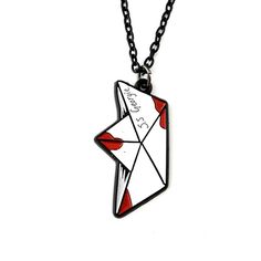 PRICES MAY VARY. Elegant and refined, yet fun and flirty, this fantastic pendant necklace is the perfect piece to add to your collection. Friends and fans alike absolutely adore it, and it's sure to be a fantastic conversation piece and source of compliments for those who want to flaunt their fandom flair! With fast an adorable gift box, this pendant necklace fits all your needs to make for the perfect gift, for all occasions! For friends and family, birthdays and holidays, or even as just a lit In Smile, Metal Pendant Necklace, Cosplay Jewelry, Horror Halloween, Family Birthdays, Metal Pendant, Gifts For Men, Conversation Piece, For Friends