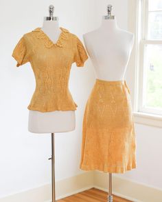 Vintage Inspiration, 1930s Fashion, Two Piece Dress, Piece Dress, Two Piece