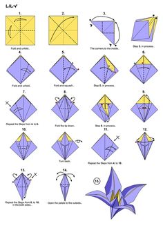 how to make an origami bird with paper step by step instructions for beginners