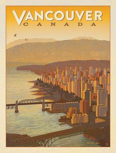 an image of vancouver canada poster