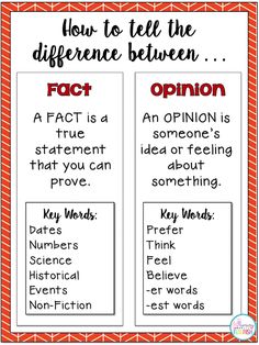 the differences between opinion and opinion in an english language text is shown with two different words