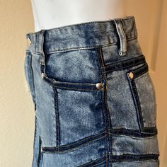 Skirts | Brand New With Tag Uocomp P Denim Skirt Waist 28 | Poshmark Fitted Blue Denim Skirt With Pockets, Blue Fitted Mid-rise Denim Skirt, Fitted Light Wash Denim Skirt With Pockets, Mid-rise Blue Denim Skirt, Denim Skirt, Brand New, Pet, Skirt, Tags