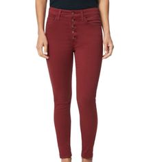 Joe's Womens Red Skinny Jeans Nwt Size 24 Brand: Joe's Occasion: Casual Pattern: Solid Style: Jeans Pant Style: Skinny Jeans Pant, Style Jeans, Pant Style, Joes Jeans, Jeans Pants, Fashion Pants, Lady In Red, Women Jeans, Pants