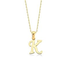 PRICES MAY VARY. DESCRIPTION — Looking for a unique and stylish way to showcase your or your loved ones' initial? This cursive letter necklace is the perfect choice! Made from high-quality 14k solid gold, this elegant necklace features a beautifully designed cursive initial pendant that is sure to add a touch of charm to any outfit. SIZE — Here’s the sizes of your new favorite piece! The Pendant Height: 8 mm, Pendant Width: 8 mm, Chain Length: 18 in AUTHENTIC MATERIALS — We use only authentic an Luxury 14k Gold Initial Necklace For Formal Occasions, Formal White Gold 14k Charm Necklaces, Classic Hallmarked Initial Pendant Necklaces, Classic Hallmarked Initial Pendant Necklace, Classic Yellow Gold Initial Necklace For Formal Occasions, Formal 14k Gold Initial Pendant Necklace, Classic 14k Gold Initial Necklace For Formal Occasions, Formal 14k Gold Engraved Initial Necklace, Formal 14k White Gold Initial Necklace