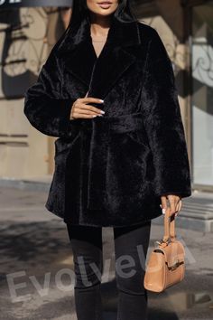 Stylish and warm short winter faux fur coat for women DETAILS - wrap style - comfortable for temperatures up to -10C (14F) - coat length is 30,7 inches or 78cm - lined - functional pockets - belted - 15% wool, 30% elastane, 40% polyester,15% lycra - hits at upper hips SIZES The model in photos is wearing a size S (4 US numeric) XS = 2 US numeric BUST 30-32 inches or 78-81 cm WAIST 23-24 inches or 59-62 cm HIPS 33-35 inches or 86-89 cm S = 4 US numeric BUST  32-33 inches or 82-84cm WAIST 24.8-25.5 inches or 63-65cm HIPS 35.4-36.6 inches or 90-93cm S = 6 US numeric BUST  33.8-35 inches or 86-89cm WAIST 25.9-27 inches or 66-69cm HIPS 37-38 inches or 94-97cm M = 8 US numeric BUST  35.4-36.6 inches or 90-93cm WAIST 27.7-28.7 inches or 70-73cm HIPS 38.5-39.7 inches or 98-101cm M = 10 US numeric Winter Faux Fur Coat, Womens Faux Fur Coat, Black Faux Fur Coat, Coat With Belt, Style Comfortable, Coat For Women, Black Faux Fur, Pocket Belt, Faux Fur Coat