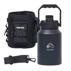 PRICES MAY VARY. DURABLE AND RUGGED: Experience the robustness of our tactical water bottle, a 64 oz canteen made from high-quality double-wall stainless steel and military-grade fabrics MAXIMUM HYDRATION: Our 64 oz water bottle with sleeve is a stainless steel water bottle sports jug, perfect for ensuring hydration during long workdays or intense workouts KEEP YOUR WATER COLD: The insulated water bottle 1 gallon capacity of our Tribe WOD water jug ensures your water stays cold all day, ideal fo Hiking Water Bottle, Water Carrier, Water Bottle Bag, Metal Water Bottle, Hiking Accessories, Hiking Equipment, Insulated Bottle, Water Jug, Christmas Gifts For Men