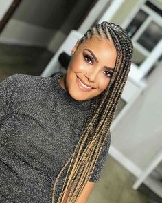 Discover 25 Stunning Cornrows Braids Hairstyles 2024 – Expert Tips and Ideas Cornrows With Box Braids, Lemonade Braids Hairstyles