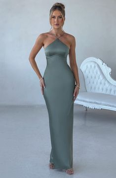 Sinead Maxi Dress - Sage Guest Ideas, Ball Outfit, Homecoming Dresses Corset, Midi Dress Wedding Guest, Dresses Flowy, Split Long Dress, Dress Sage, Maxi Dress Sale, Amazing Fashion