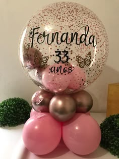 18th Birthday Decorations, Balloons Photography, Bday Party Theme, Birthday Post Instagram, Mini Balloons, Girl Birthday Decorations, Diy Balloon Decorations, Balloon Arrangements, Summer Birthday Party