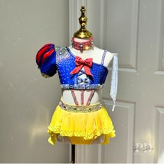 a dress made to look like a circus outfit