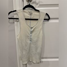 Never Worn Perfect Condition No Flaws Urban Outfitters Cotton Tank Top, Urban Outfitters White Everyday Tops, White Urban Outfitters Tops, Urban Outfitters White Tops For Everyday, Urban Outfitters Tank Top, Urban Outfitters Tops, Urban Outfitters, Color White, Tank Top