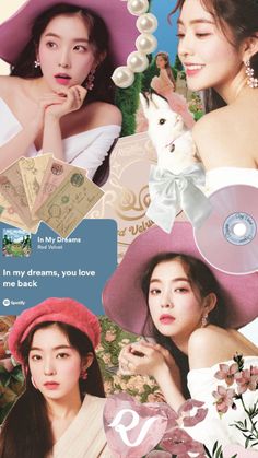 Redvelvet Background, Seulrene Wallpaper, Kpop Wallpaper Red Velvet, Red Velvet Iphone Wallpaper, Irene Collage, Aesthetic Wallpapers