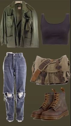 Casual Spy Outfit, The Maze Runner Clothes Outfits, Ellie Tlou Inspired Outfits, Survival Core Outfits, Survivalist Aesthetic Outfit, Maze Runner Outfit Ideas For Shifting, Survival Aesthetic Outfits, Medium Sized Body Outfits, The Last Of Us Outfit Aesthetic