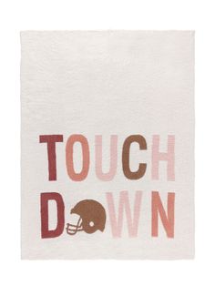 Shiraleah "Touchdown" Throw Football Helmet Design, Spa Wraps, Summer Romance, Accessories Display, Football Helmet, Helmet Design, Watch Party, Framed Gifts, Zip Pouch