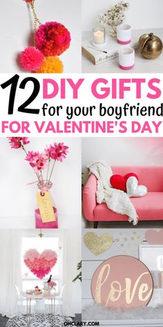 These DIY Valentines Day gifts are THE BEST! I will make #6 for my boyfriend for Valentines Day this year so hope he loves it! My favorite part about these DIY Valentines Day gift ideas is that they can be made for cheap! Definitely PINNING these great ideas for later! Diy Valentines Day Gifts, Diy Birthday Gifts For Him, Bf Ideas, Diy Valentines Day, Valentines Day Gift Ideas, Diy Gifts For Him