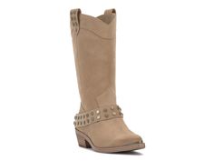 Vince Camuto Merissa Boot - Free Shipping | DSW Vince Camuto Studded Boots, Tall Boot, Toe Designs, Metallic Accents, Tall Boots, Vince Camuto, Knee High Boots, Fashion Boots, Knee High