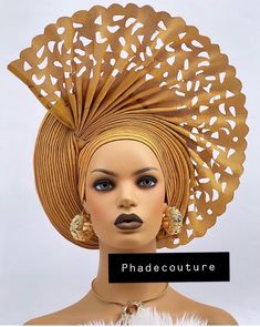 This is a custom order item, a beautiful head tie for different occasions. It is easy to wear, durable, made from a high-quality Aso oke material. All customs or personalized sale items are final sale and are not eligible for return, refund or exchange.  Thanks 😊 Traditional Fitted Costume Hats And Headpieces, Traditional Gold Wedding Costume Hats And Headpieces, Yellow Headband Headwrap For Wedding, Yellow Headwrap For Wedding, Traditional Fitted Headband Headpiece, Traditional Fitted Headband, Elegant Yellow Party Headwrap, Elegant Yellow Wedding Turban, Traditional Yellow Adjustable Headwrap