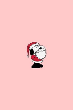 a pink background with a santa clause on it's face and the words merry christmas written