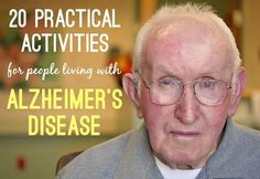 Alzheimers Caregivers, Alzheimer Care, Elderly Activities, Senior Activities, Memory Care