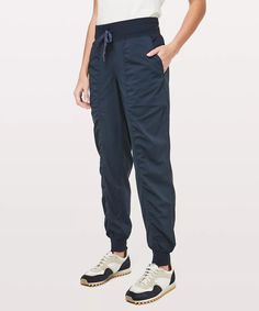 Dance Studio Jogger | Women's Pants | lululemon Joggers Lululemon, Blue Joggers, Hidden Pocket, Joggers Womens, Dance Studio, Lululemon Women, The Dance, Hall Of Fame, Leggings Shop