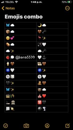 the emojis comboo app is shown on an iphone screen, with icons displayed