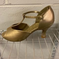 Br08 2.5” Capezio Ballroom Shoe Color Is Gold Capezio Shoes, Cc Shoes, Ballroom Shoes, Dance Heels, Ballroom Dance Shoes, Womens Mary Janes, Cuban Heels, Wedding Heels, Black Bow