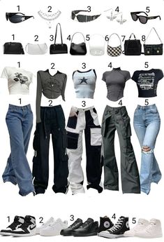 Y2k Back To School Outfits, Trendy Y2k Outfits, Yk2 Style, Pick Your Outfit