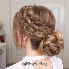 Beautiful Braided Hair, Hair Upstyles, Hair Braid Videos, Front Hair Styles, Beautiful Hairstyles, Penteado Cabelo Curto, Braided Hair