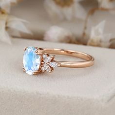 Discover the elegance of moonlight with our Oval Cut Real Moonstone Ring. Crafted to perfection, it's a symbol of timeless love and beauty. June Gemstone, Side Stone Engagement Ring, Timeless Love, Love And Beauty, Bridal Engagement Rings, Rose Gold Wedding, Affordable Jewelry, Moonstone Ring, Anniversary Rings