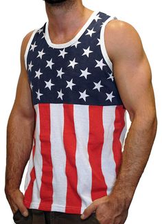 PRICES MAY VARY. Show you are Patriotic With This Tank, Made Out Of Super Light Wight Material, Perfect for Those Hot Days, Accurate US Men's Sizing, Narrow Build, For Looser Fit go one size up. 100% Polyester, Machine Wash Cold, Tumble Dry Low, No Bleach A Shirt That Any Patriot American Must Have, Select your Design, The US flag tank top shirt feature Stripes And Stars, Choose your Style, when pulled out of the box you will immediately be sank to your knees and wept tears of pure joy, and "pur American Flag Stars, Tanks Tops, Muscle Tank Top, Muscle Tank Tops, Star Shirt, Vertical Stripes, Print Tank, Tank Top Shirt, American Flag