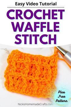 Honeycomb Stitch, Beginner Crochet Tutorial, Front Post Double Crochet, Stitch Guide, Step By Step Crochet, Crochet Tips