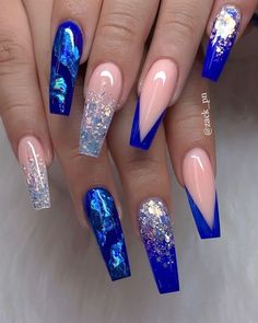 Long Acrylic Nail Designs, Colorful Nails, White Acrylic Nails, Cute Acrylic Nail Designs, Long Acrylic Nails Coffin, Disney Nails