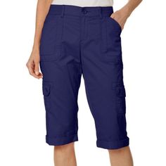 Thanks For Visiting! Posted Price Is My Lowest. Now, Here’s The Scoop! Featuring Relaxed Fit, Covered Elastic Waistband, Front Zip Closure, Front And Back Pockets And Cargo Pockets. ~ 21” Inseam. Cotton, Spandex. Navy Knee-length Bottoms With Pockets, Navy Casual Knee-length Bottoms, Blue Knee-length Cotton Capris, Blue Cotton Knee-length Capris, Denim Capri Pants, Black Capri Pants, Black Capris, Womens Capri Pants, Pull On Jeans