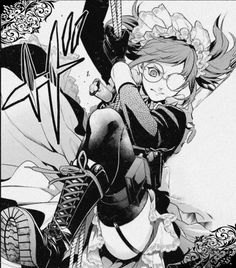 Mey Rin Manga Icon, Mei Rin Black Buttler, Mey Rin Pfp, Mey Rin Icons, Mey Rin Manga, Mey Rin Black Buttler, Meyrin Black Buttler, Black Butler Manga Icon, Mey Rin Black Butler