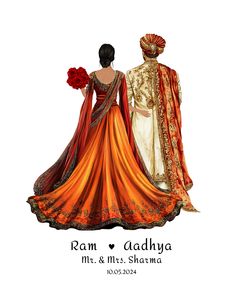 Our custom wedding art makes a perfect wedding couple for your friends and family, bride and groom, Wedding, Anniversaries or simply reminds someone how much you love them.

If you'd like to draw your sari and wedding suit please add custom outfit listing to the order
https://www.etsy.com/listing/962602090/custom-outfit-custom-clothes-custom?click_key=457d562922270ade152ddc2219fec00fbb25e9f9%3A962602090&click_sum=4f33c760&ref=shop_home_active_5&frs=1

This listing is for bride and groom with or without pets.

✨DIGITAL FILE or PRINT✨ Indian Wedding Outfit, Indian Wedding Hairstyles, Wedding Indian, Indian Bride And Groom, 1st Anniversary Gifts, Personalized Bride, Wedding Prints, Wedding Suit, Wedding Art