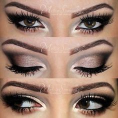 Sultry brown smokey eye Light Glam, Shadow Ideas, Rock Makeup, Neutral Makeup, Stunning Eyes, Kiss Makeup, I Love Makeup, Beauty Ideas