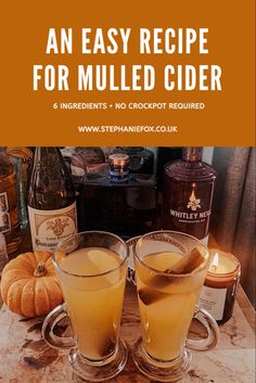 an easy recipe for mulled cider