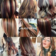 Calico Hair Color, Neapolitan Hair, People References, Color Streaks, Straight Hair Cuts, Hair Color Streaks