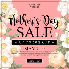 the mother's day sale is up to 50 % off