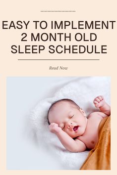 Pin featuring a guide on the 2-month-old sleep schedule designed for first-time moms. It highlights essential tips and strategies for improving baby sleep and establishing a routine.