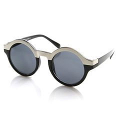 Unique circular frame that feature a metal top half and bold horned rim temples. Made with an acetate based frame, metal hinges and polycarbonate UV protected l Circle Sunglasses, Circular Frame, Heart Glasses, Fashion Eye Glasses, Heart Shaped Sunglasses, Metal Hinges, 70s Retro, Vintage Glasses, Retro Chic