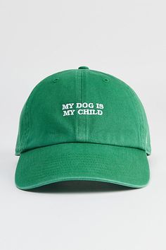 Paneled cotton hat by '47 with text embroidery at the front. Low profile cap with an adjustable strapback closure. Features '47 My Dog text clean up hat Embroidered slogan cap Paneled cotton Curved brim Adjustable fit Strap closure Content + Care Cotton Spot clean Imported Size Circumference: Adjustable | '47 Brand My Dog Text Clean Up Hat in Bright Green at Urban Outfitters Cotton Baseball Cap With Curved Brim And Logo, Cotton Baseball Cap With Logo, Cotton Six-panel Hat With Logo, Adjustable Six-panel Hat With Logo, Cotton Dad Hat With Letter Print, Cotton Hat With Logo And Curved Visor, Cotton Curved Visor Hat With Logo, Cotton Hat With Curved Visor And Logo, Adjustable Cotton Hat With Logo