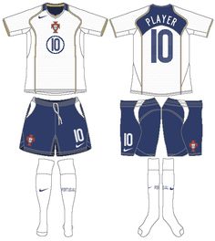 the soccer uniform design for player 10