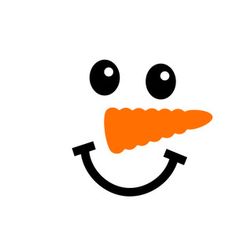 an image of a smiling face with carrots in it's mouth and eyes