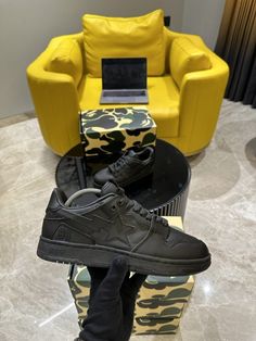 A Bathing Ape Bape SK8 STA Triple Black