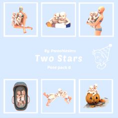 two stars pose pack 6 by pronoothhisms