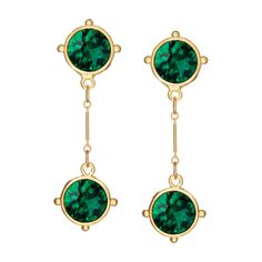 Elongated and elegant, our Coupe Swing Earrings are made for dancing!Perfect for a night of celebration, these effervescent drop earrings add that pop of color you’ve been wanting for your next event. Green Linear Earrings For Parties, Elegant Green Drop Linear Earrings, Green Drop Earrings For Party, Green Linear Drop Earrings For Formal Occasions, May Birthstone Crystal Dangle Earrings For Party, Hand Painted Beads, Starfish Necklace, Ballet Slippers, Pink Parties