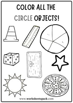 Circle Shape Activity Pages for Kindergarten and Preschool. Shape Circle Crafts For Preschoolers, Circle Lessons For Preschool, Circle Coloring Pages Preschool, Pre K Circle Activities, Red Circle Art Preschool, Find The Circle Worksheet, Circle Lesson Preschool, Learning Circles Preschool, Circle Coloring Pages Free Printable